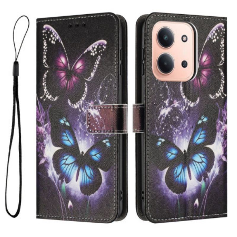 Housse Xiaomi Redmi 15C 4G / 5G / Poco C85 Deux Papillons