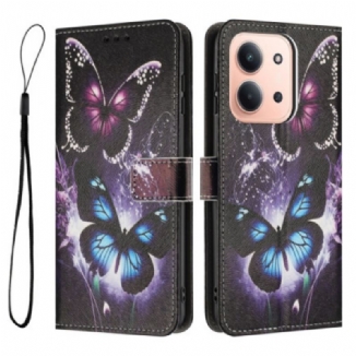 Housse Xiaomi Redmi 15C 4G / 5G / Poco C85 Deux Papillons