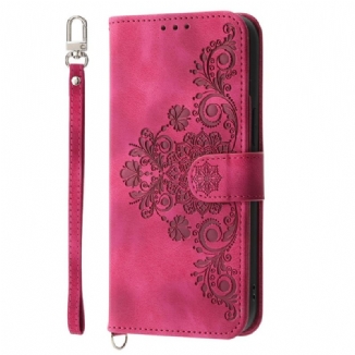 Housse Xiaomi Redmi 15C 4G / 5G / Poco C85 Effet Daim Dentelle