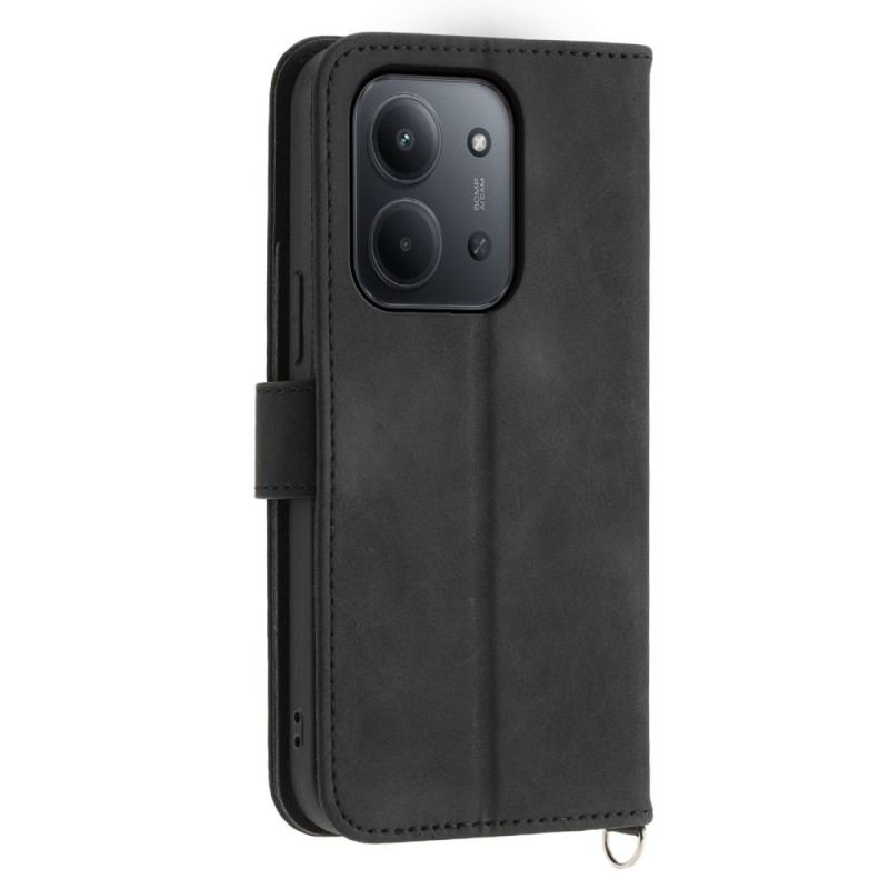 Housse Xiaomi Redmi 15C 4G / 5G / Poco C85 Effet Daim Dentelle