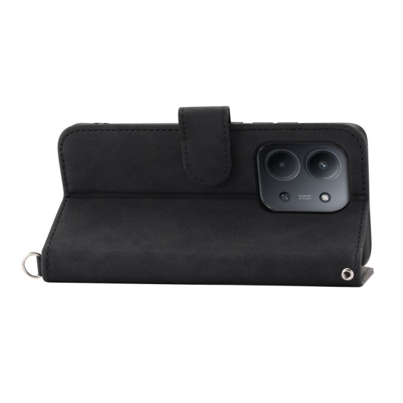 Housse Xiaomi Redmi 15C 4G / 5G / Poco C85 Effet Daim Dentelle