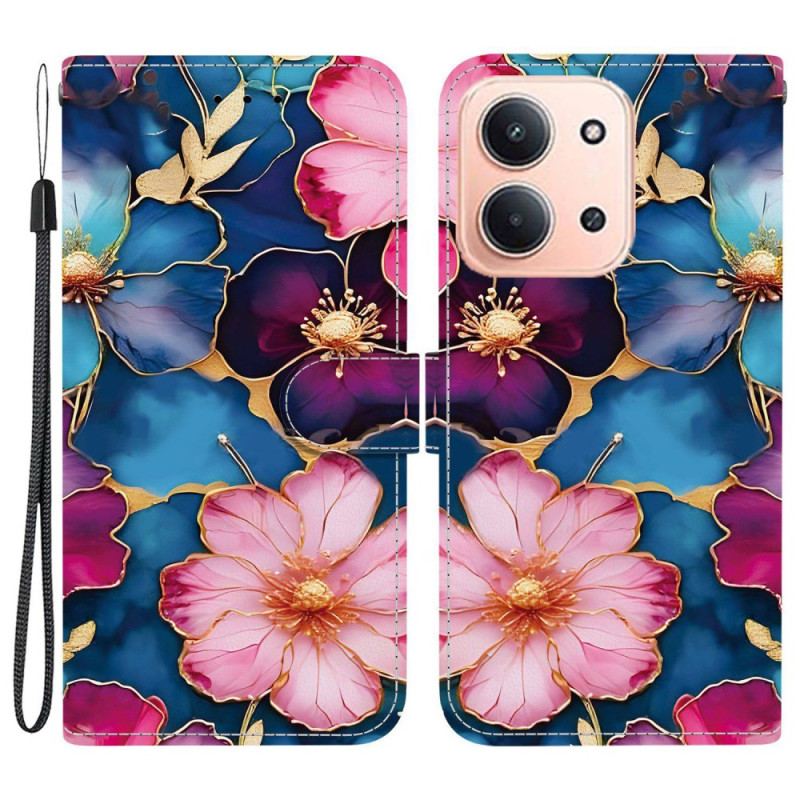 Housse Xiaomi Redmi 15C 4G / 5G / Poco C85 Florale Colorée