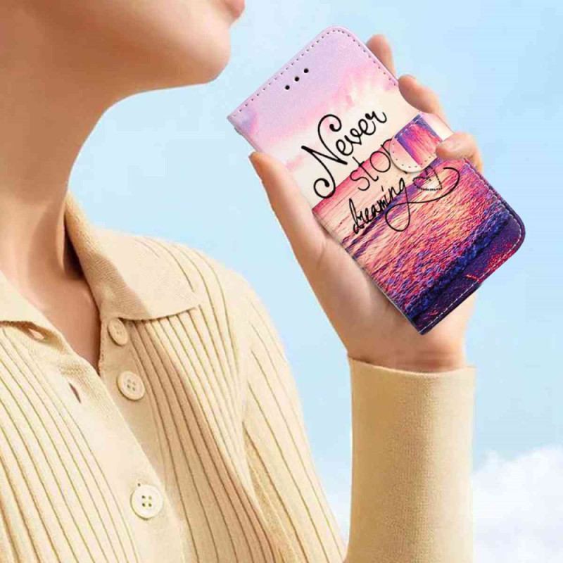 Housse Xiaomi Redmi 15C 4G / 5G / Poco C85 Never Stop Dreaming