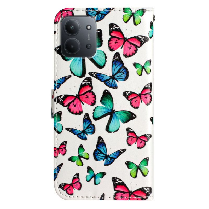 Housse Xiaomi Redmi 15C 4G / 5G / Poco C85 Papillons Colorés