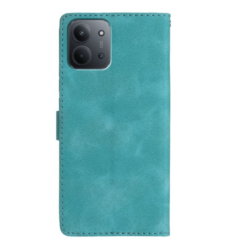 Housse Xiaomi Redmi 15C 5G / 4G / Poco C85 4G Effet Daim Floral