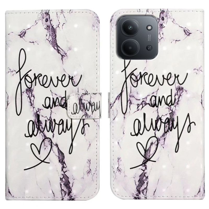 Housse Xiaomi Redmi 15C 5G / 4G / Poco C85 4G Forever and Always