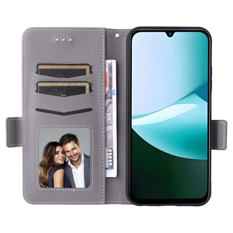 Housse Xiaomi Redmi 15C 5G / 4G / Poco C85 4G Simili Cuir avec Lanière