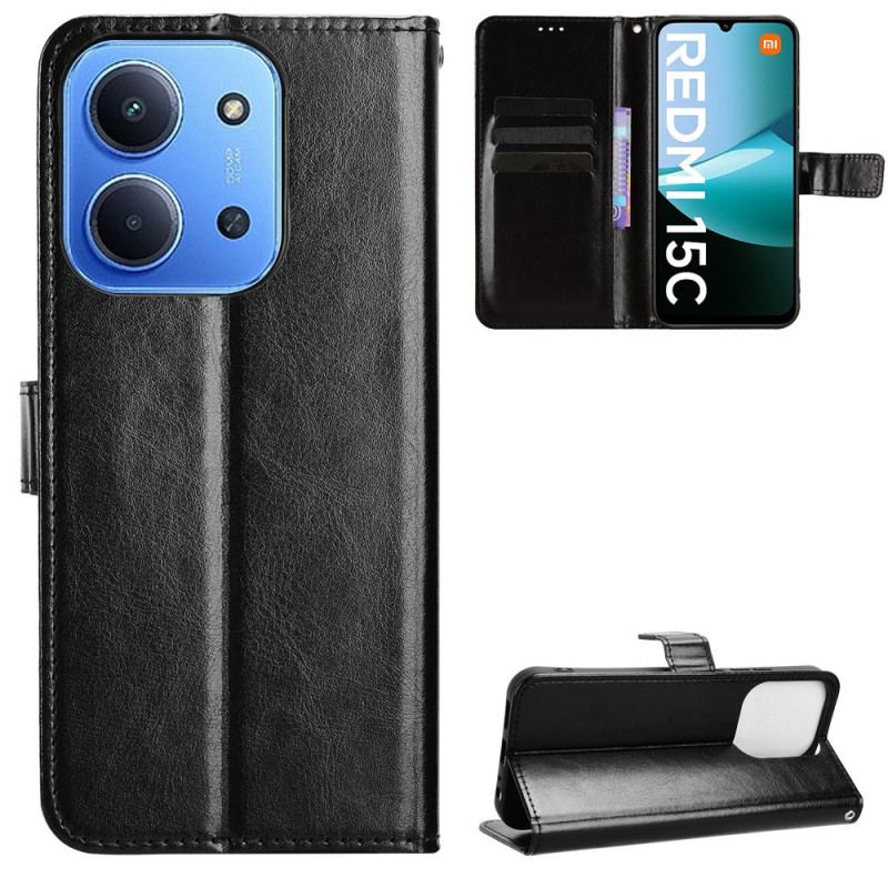 Housse Xiaomi Redmi 15C 5G / 4G Simili Cuir Flashy