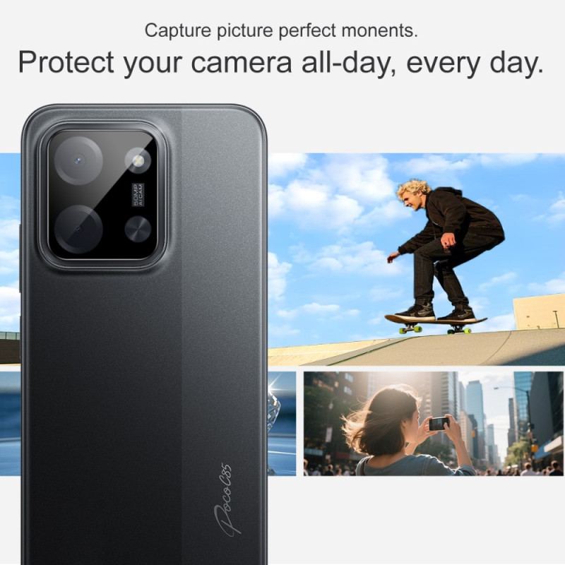 Lentille de Protection en Verre Trempé Xiaomi Poco C85 (version noire)