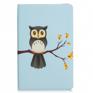 Étui Samsung Galaxy Tab S6 Lite Hibou sur sa Branche
