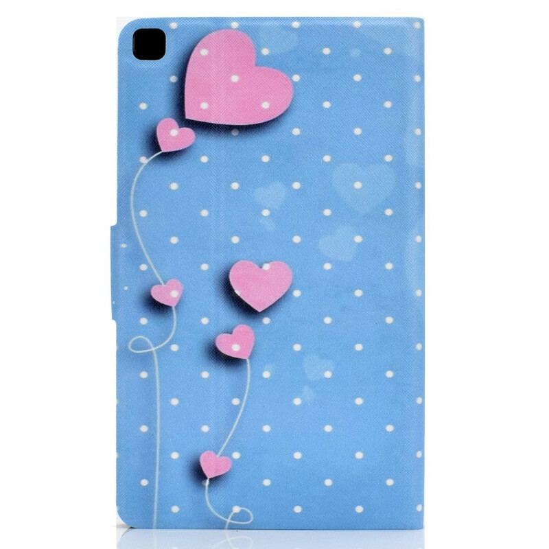 Housse Samsung Galaxy Tab S6 Lite Ballons Coeurs