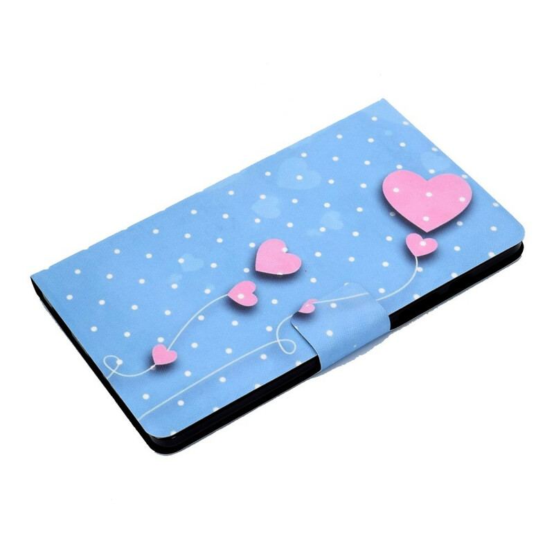 Housse Samsung Galaxy Tab S6 Lite Ballons Coeurs