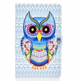 Housse Samsung Galaxy Tab S6 Lite Hibou Tribal