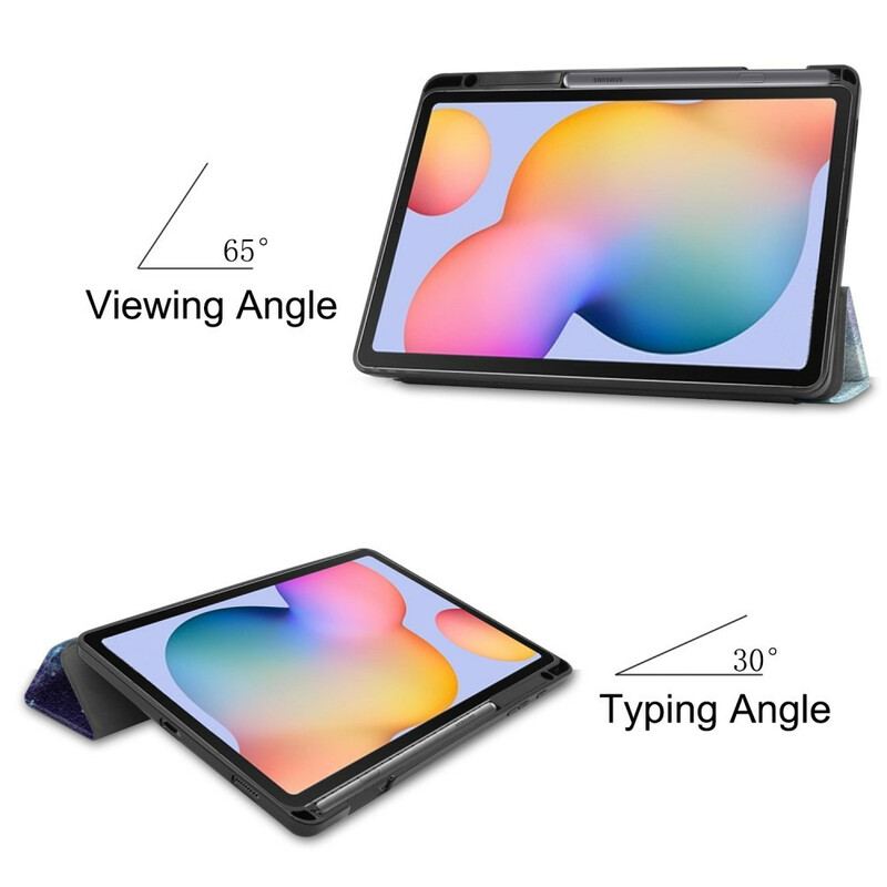 Smart Case Samsung Galaxy Tab S6 Lite Porte-Crayon Espace