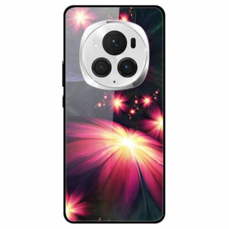 Coque Honor Magic 6 Pro Verre Trempé Fleurs Magnifiques