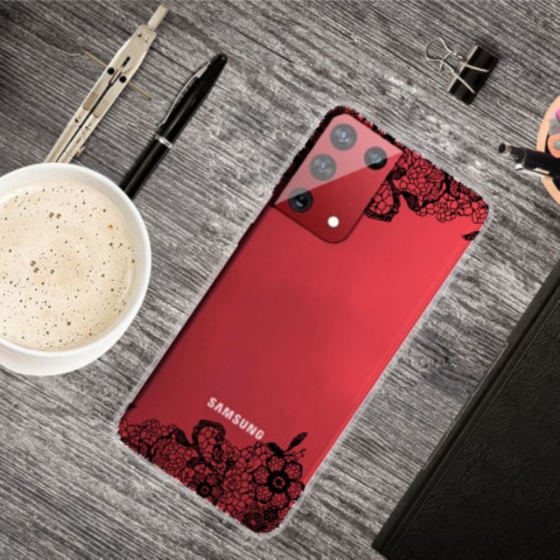 Coque Samsung Galaxy S21 Ultra 5G Dentelle Fine