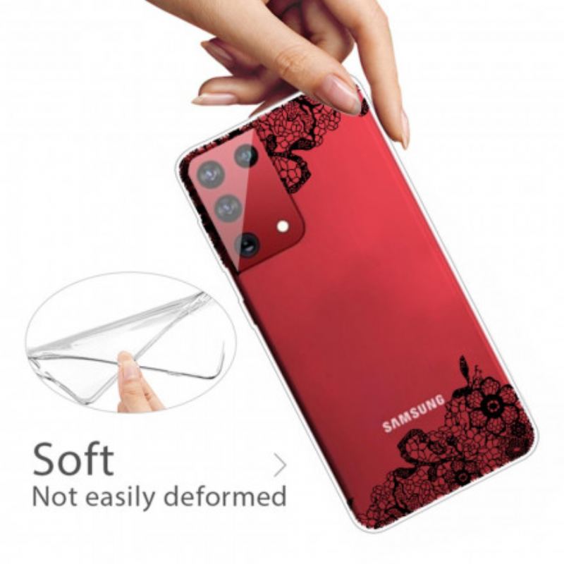 Coque Samsung Galaxy S21 Ultra 5G Dentelle Fine