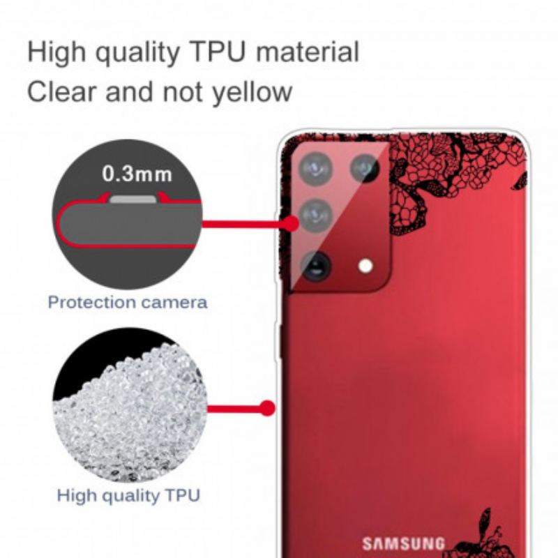 Coque Samsung Galaxy S21 Ultra 5G Dentelle Fine