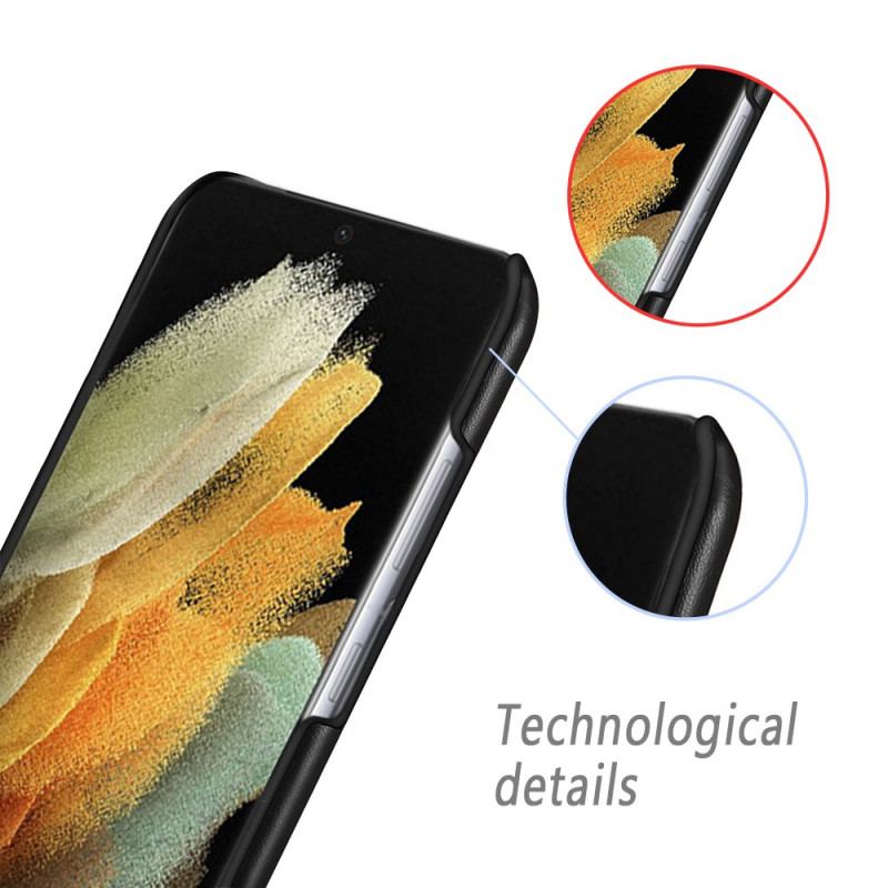 Coque Samsung Galaxy S21 Ultra 5G Effet Cuir KSQ
