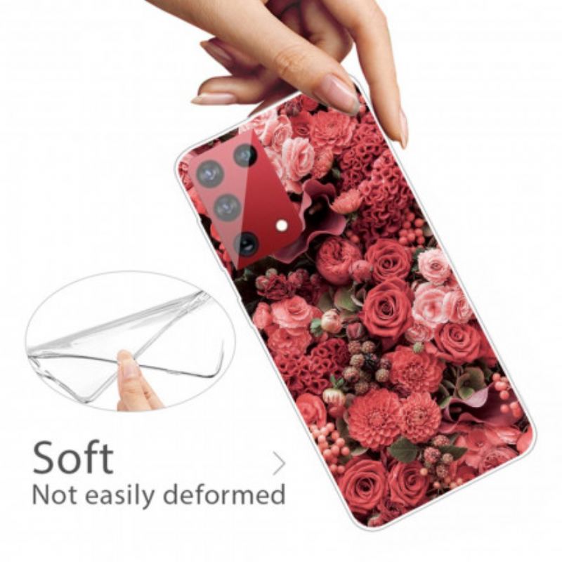 Coque Samsung Galaxy S21 Ultra 5G Fleurs Intenses