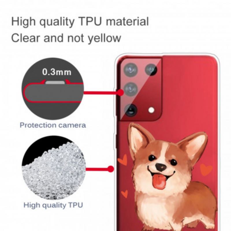 Coque Samsung Galaxy S21 Ultra 5G Mon Petit Chien