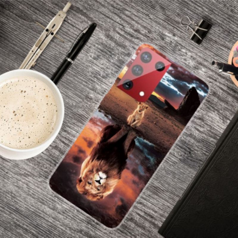 Coque Samsung Galaxy S21 Ultra 5G Rêve de Lionceau
