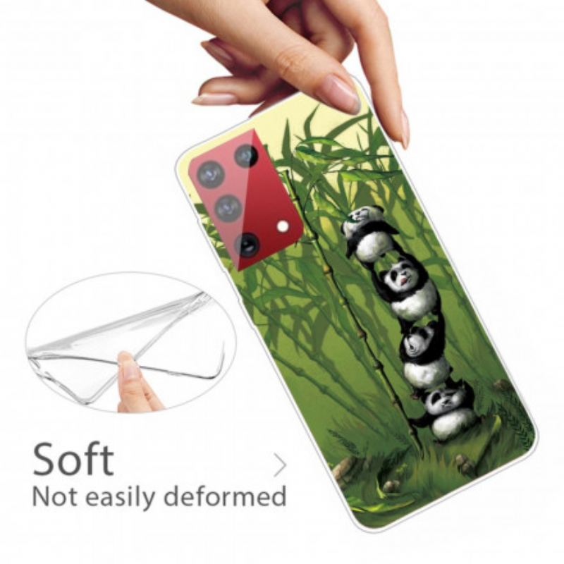 Coque Samsung Galaxy S21 Ultra 5G Tas de Pandas