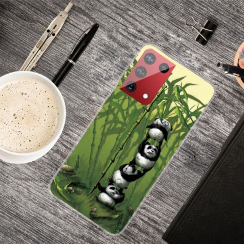 Coque Samsung Galaxy S21 Ultra 5G Tas de Pandas