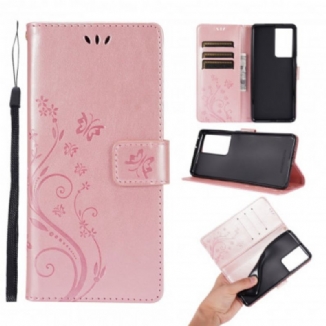 Housse Samsug Galaxy S21 Ultra 5G Papillons au Vent