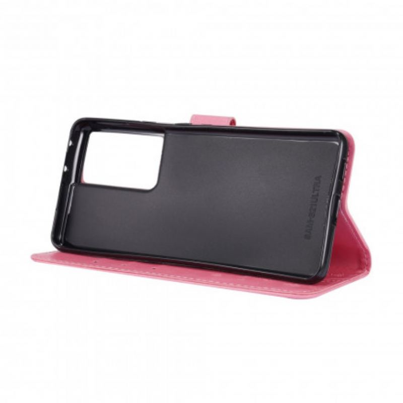 Housse Samsug Galaxy S21 Ultra 5G Papillons au Vent