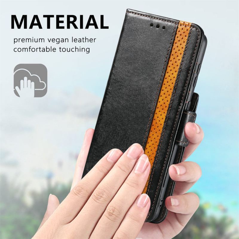 Housse Samsung Galaxy S21 Ultra 5G Bicolore Double Fermoir CaseneO