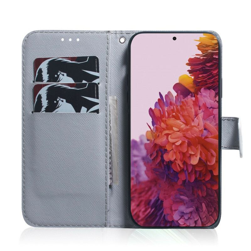 Housse Samsung Galaxy S21 Ultra 5G Branche d'Arbre Fleuri