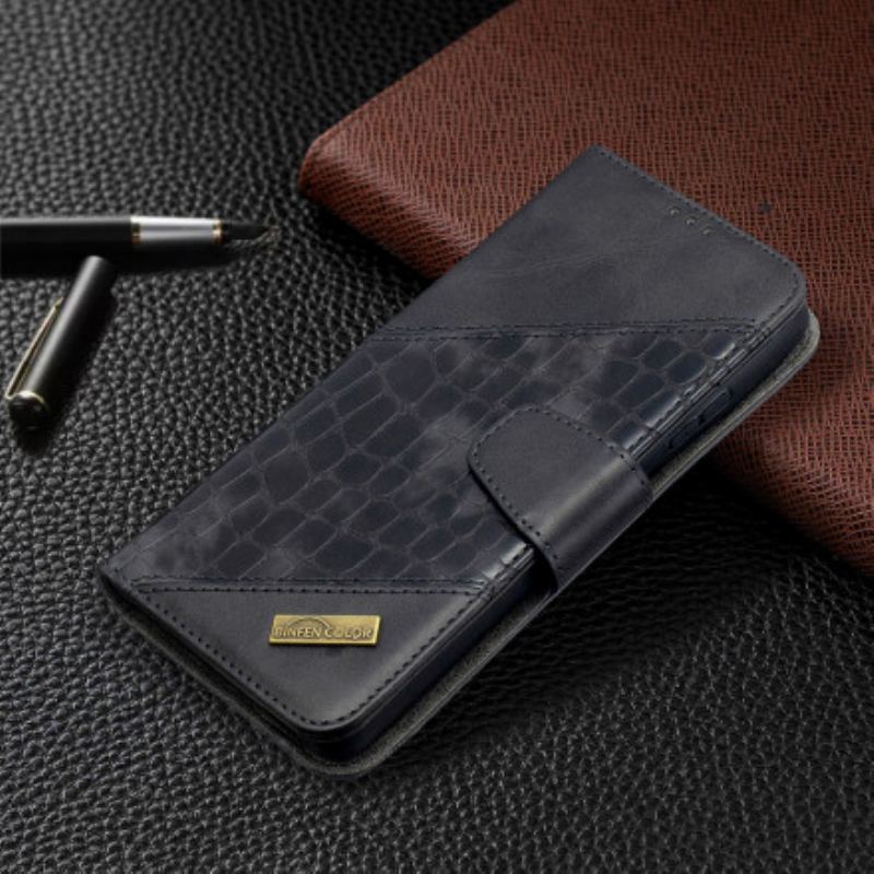 Housse Samsung Galaxy S21 Ultra 5G Effet Peau de Crocodile Classique