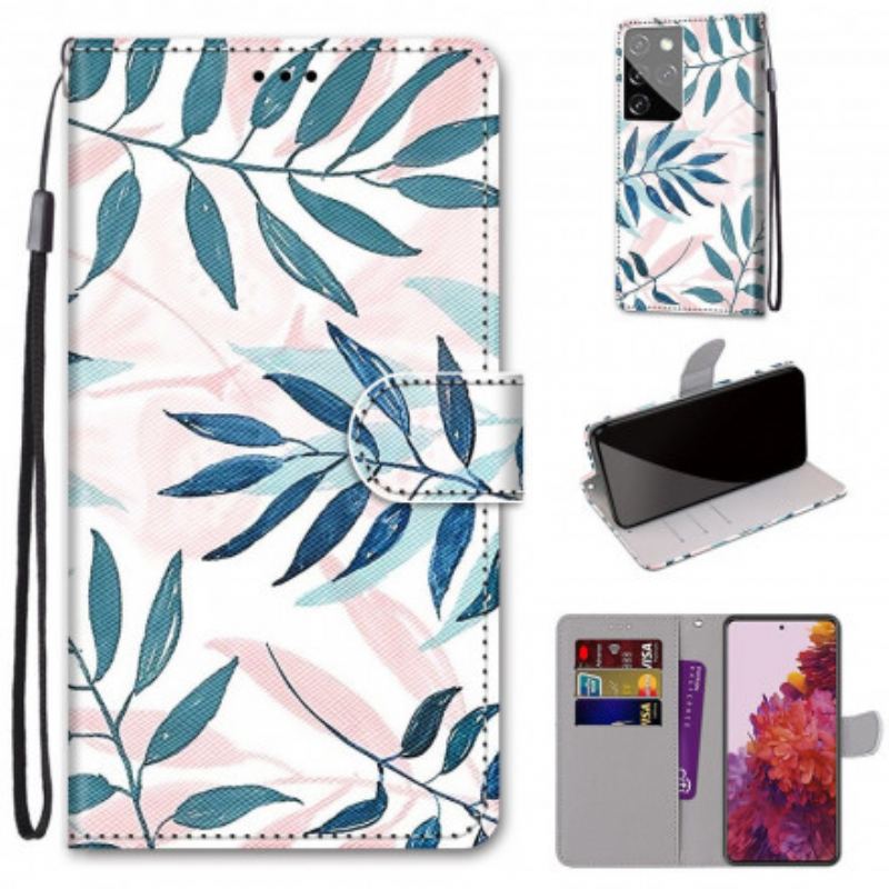 Housse Samsung Galaxy S21 Ultra 5G Feuillage en Couleur