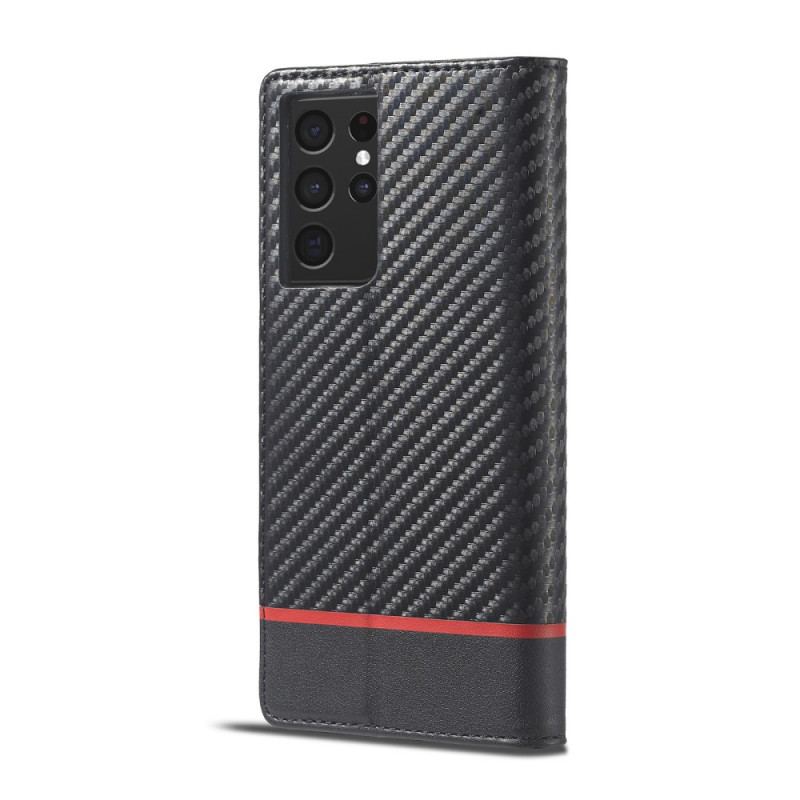 Housse Samsung Galaxy S21 Ultra 5G Fibre Carbone LC.IMEEKE