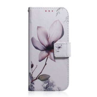 Housse Samsung Galaxy S21 Ultra 5G Fleur Vieux Rose