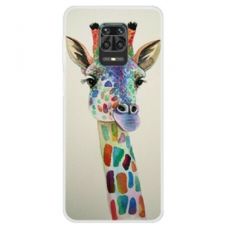 Coque Xiaomi Redmi Note 9S / Redmi Note 9 Pro Girafe Colorée
