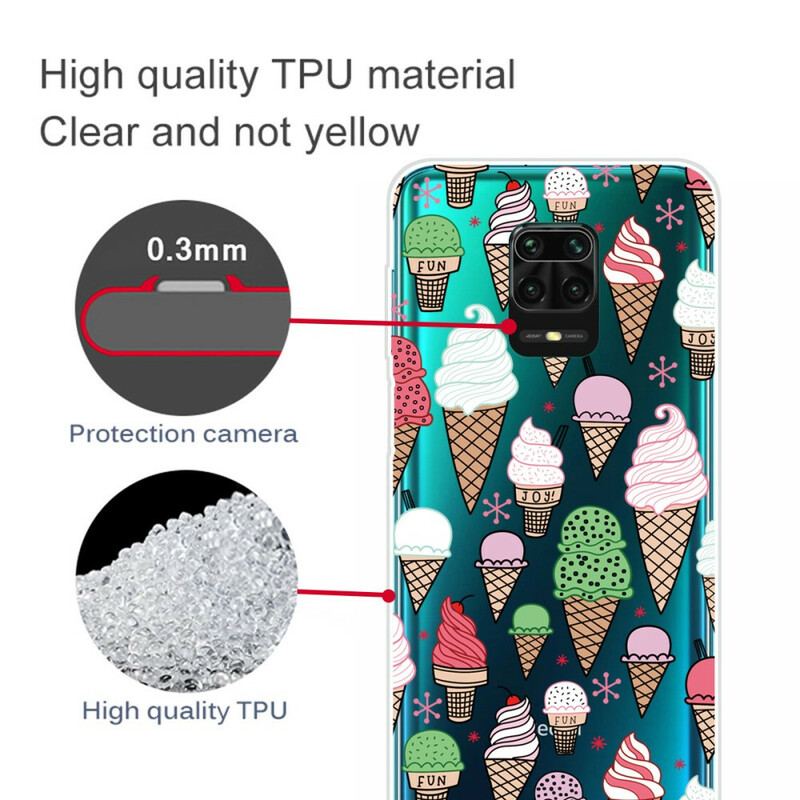 Coque Xiaomi Redmi Note 9S / Redmi Note 9 Pro Glaces à la Crème