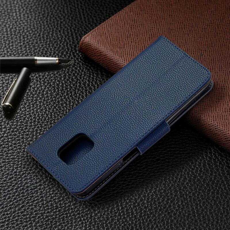 Housse Xiaomi Redmi Note 9S / Note 9 Pro Effet Cuir Litchi