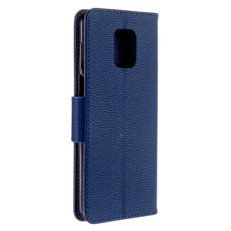 Housse Xiaomi Redmi Note 9S / Note 9 Pro Effet Cuir Litchi