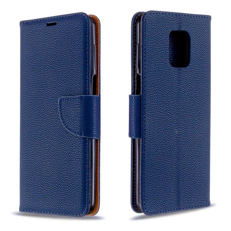Housse Xiaomi Redmi Note 9S / Note 9 Pro Effet Cuir Litchi