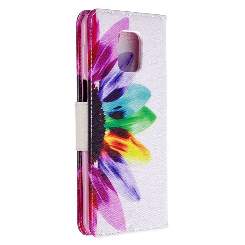 Housse Xiaomi Redmi Note 9S / Redmi Note 9 Pro Fleur Aquarelle