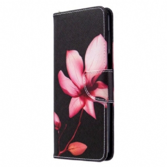 Housse Xiaomi Redmi Note 9S / Redmi Note 9 Pro Fleur Rose