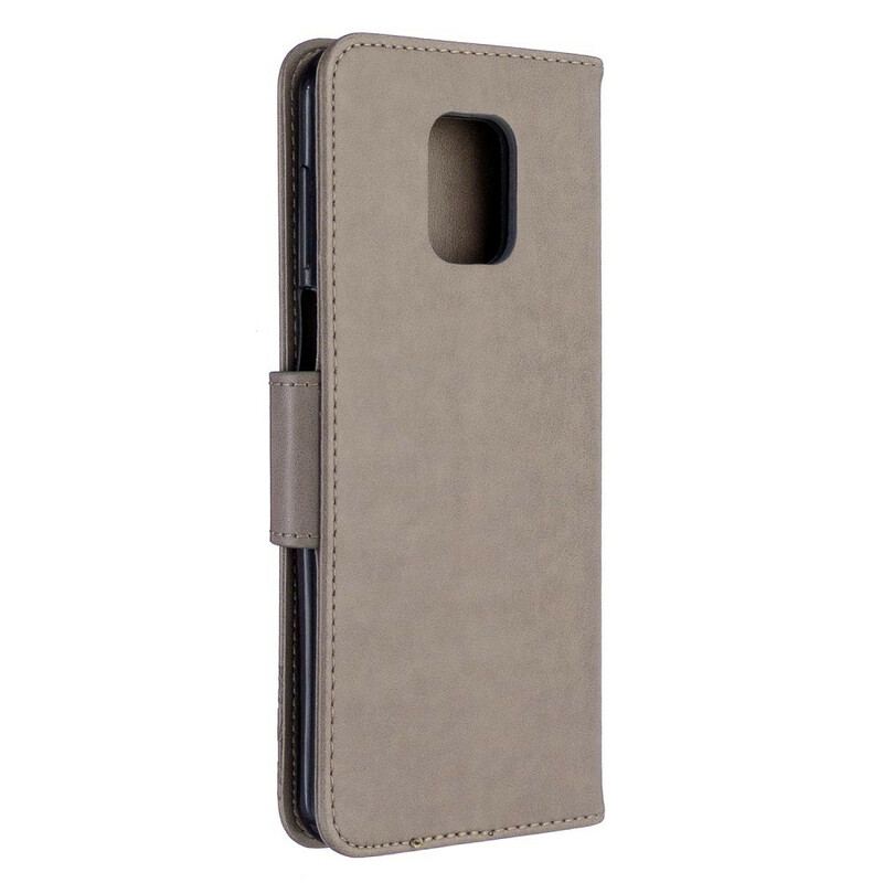 Housse Xiaomi Redmi Note 9S / Note 9 Pro Papillons à Lanière