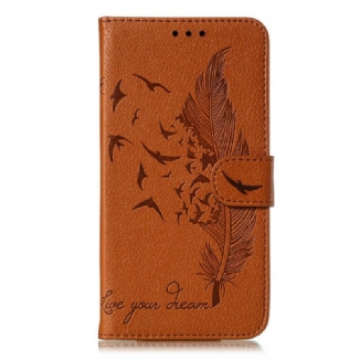 Housse Xiaomi Redmi Note 9S / Redmi Note 9 Pro Plume Live Your Dream