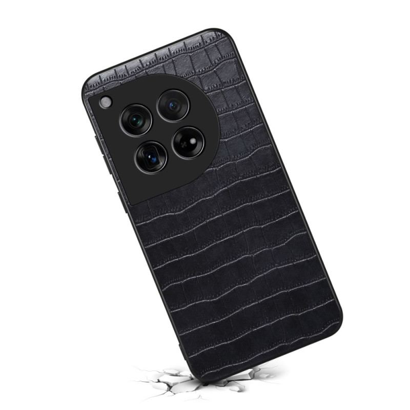 Coque OnePlus 12R Effet Crocodile