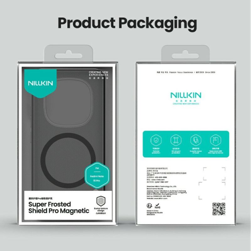 Coque Xiaomi Redmi Note 15 Pro 5G Magnétique Super Frosted Shield Pro NILLKIN