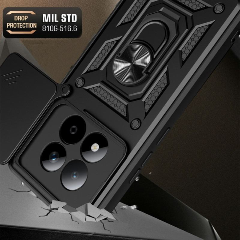 Coque Xiaomi Redmi Note 15 Pro 5G Protection Caméra Coulissante et Support