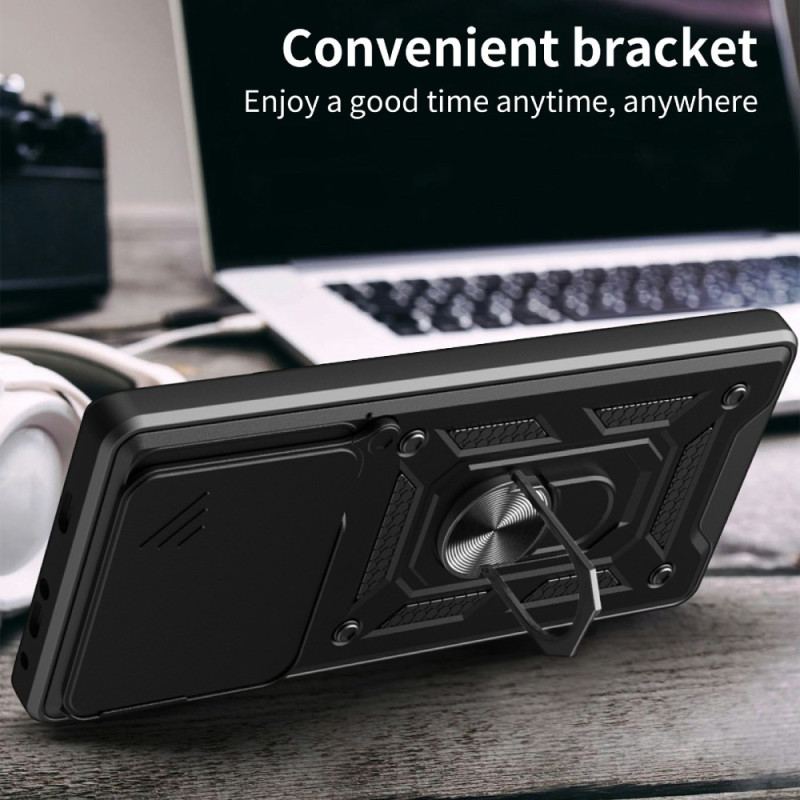 Coque Xiaomi Redmi Note 15 Pro 5G Protection Caméra Coulissante et Support