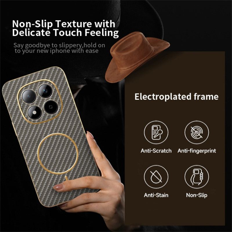 Coque Xiaomi Redmi Note 15 Pro 5G Texture Fibre de Carbone